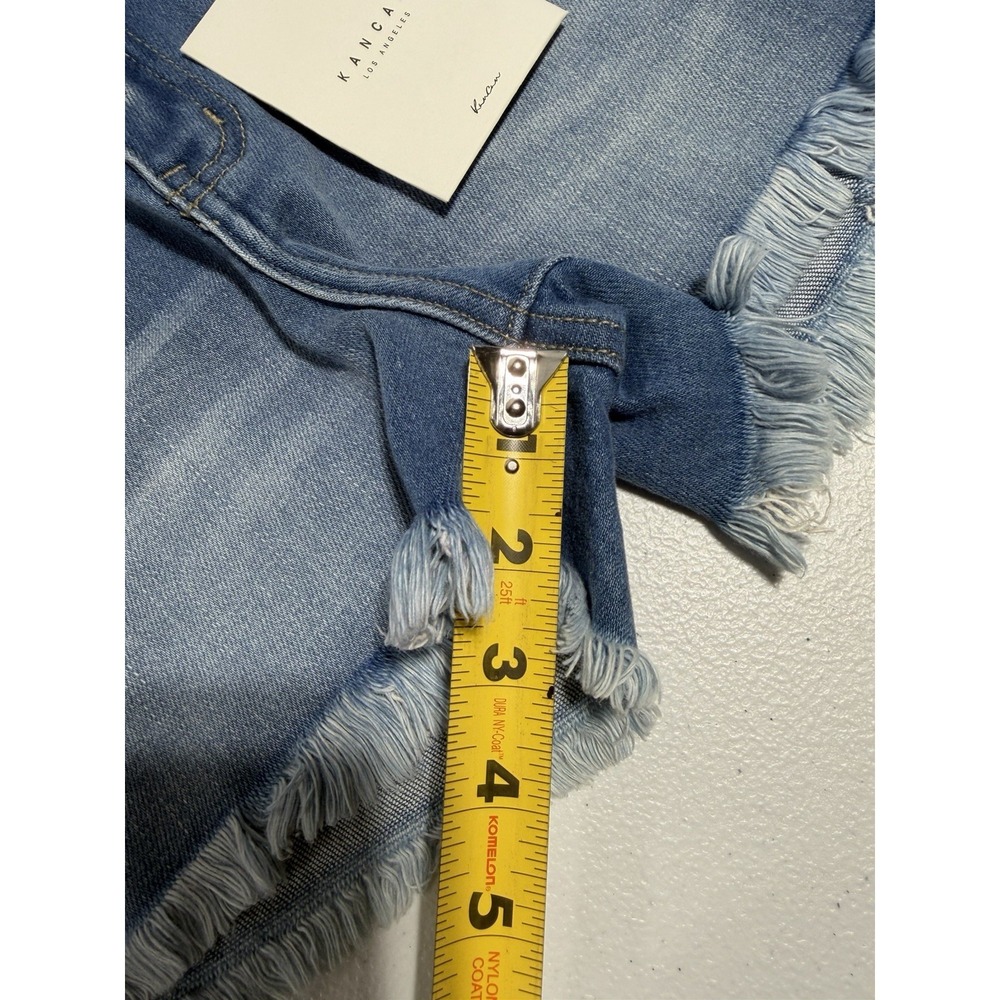 KanCan Womens High Rise Denim Shorts Medium Size M - Picture 7 of 8